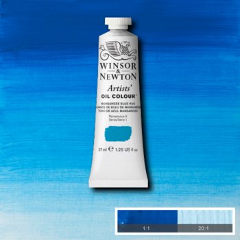 Winsor & Newton Artists' Oil Colour - 37 ml tube - Manganese Blue Hue
