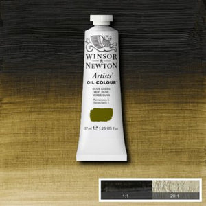 Winsor & Newton Artists' Oil Colour - 37 ml tube - Olive Green