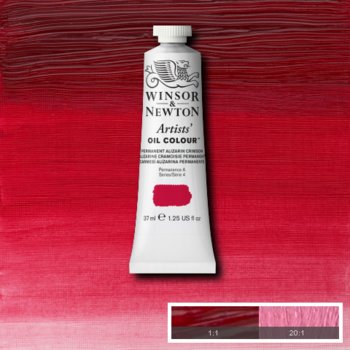 Winsor & Newton Artists' Oil Colour - 37 ml tube - Permanent Alizarin Crimson