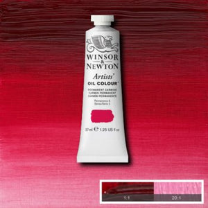 Winsor & Newton Artists' Oil Colour - 37 ml tube - Permanent Carmine