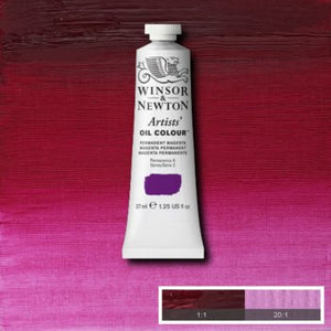 Winsor & Newton Artists' Oil Colour - 37 ml tube - Permanent Magenta