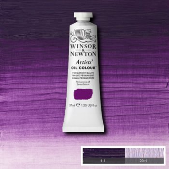 Winsor & Newton Artists' Oil Colour - 37 ml tube - Permanent Mauve