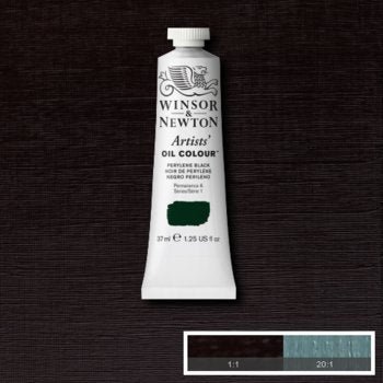 Winsor & Newton Artists' Oil Colour - 37 ml tube - Perylene Black