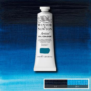 Winsor & Newton Artists' Oil Colour - 37 ml tube - Phthalo Turquoise