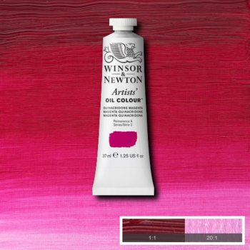 Winsor & Newton Artists' Oil Colour - 37 ml tube - Quinacridone Magenta