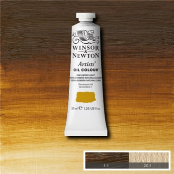 Winsor & Newton Artists' Oil Colour - 37 ml tube - Raw Umber Light