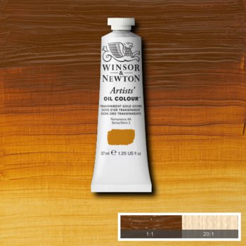 Winsor & Newton Artists' Oil Colour - 37 ml tube - Transparent Gold Ochre
