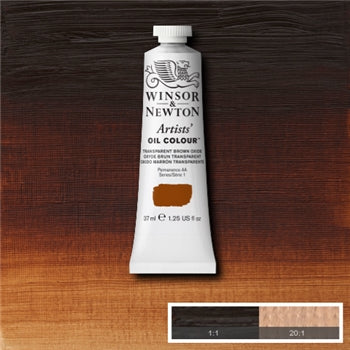 Winsor & Newton Artists' Oil Colour - 37 ml tube - Transparent Brown Oxide