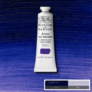 Winsor & Newton Artists' Oil Colour - 37 ml tube - Ultramarine Violet