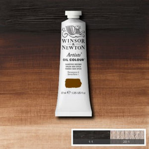 Winsor & Newton Artists' Oil Colour - 37 ml tube - Vandyke Brown