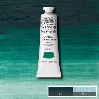 Winsor & Newton Artists' Oil Colour - 37 ml tube - Viridian