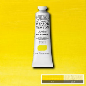 Winsor & Newton Artists' Oil Colour - 37 ml tube - Winsor Lemon