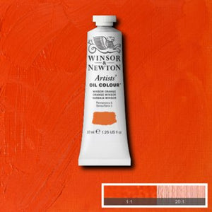 Winsor & Newton Artists' Oil Colour - 37 ml tube - Winsor Orange