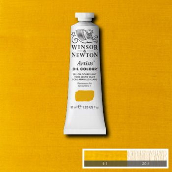 Winsor & Newton Artists' Oil Colour - 37 ml tube - Yellow Ochre Light