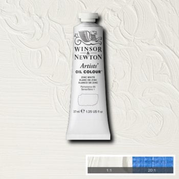Winsor & Newton Artists' Oil Colour - 37 ml tube - Zinc White
