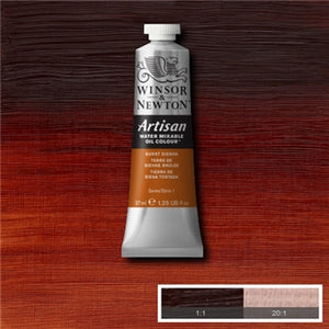 Winsor & Newton Artisan Water Mixable Oil Colour - 37 ml tube - Burnt Sienna