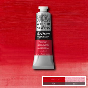 Winsor & Newton Artisan Water Mixable Oil Colour - 37 ml tube - Cadmium Red Deep Hue