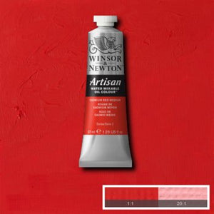 Winsor & Newton Artisan Water Mixable Oil Colour - 37 ml tube - Cadmium Red Medium