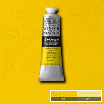 Winsor & Newton Artisan Water Mixable Oil Colour - 37 ml tube - Cadmium Yellow Light