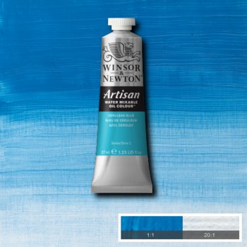 Winsor & Newton Artisan Water Mixable Oil Colour - 37 ml tube - Cerulean Blue