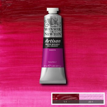 Winsor & Newton Artisan Water Mixable Oil Colour - 37 ml tube - Magenta