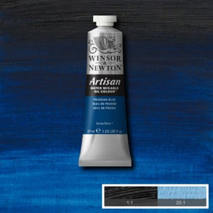 Winsor & Newton Artisan Water Mixable Oil Colour - 37 ml tube - Prussian Blue
