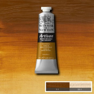 Winsor & Newton Artisan Water Mixable Oil Colour - 37 ml tube - Raw Sienna