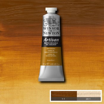 Winsor & Newton Artisan Water Mixable Oil Colour - 37 ml tube - Raw Sienna