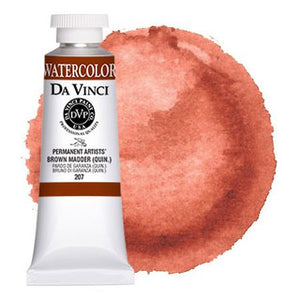 Da Vinci Paint Artists' Watercolour - 37 ml tube - Brown Madder (Quinacridone)