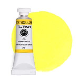 Da Vinci Paint Artists' Watercolour - 15 ml tube - Cadmium Yellow Lemon