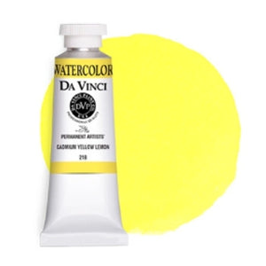 Da Vinci Paint Artists' Watercolour - 37 ml tube - Cadmium Yellow Lemon