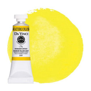 Da Vinci Paint Artists' Watercolour - 15 ml tube - Cadmium Yellow Light