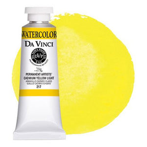Da Vinci Paint Artists' Watercolour - 37 ml tube - Cadmium Yellow Light