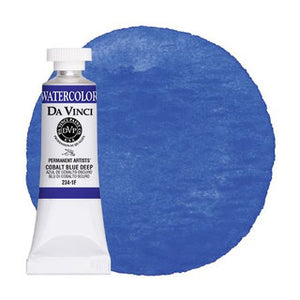 Da Vinci Paint Artists' Watercolour - 15 ml tube - Cobalt Blue Deep
