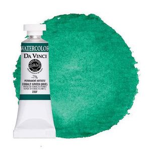 Da Vinci Paint Artists' Watercolour - 15 ml tube - Cobalt Green (Hue)