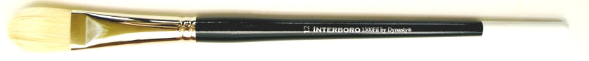 Dynasty Interboro Long Handle Bristle Brush Filbert #12