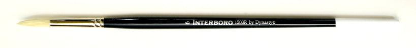 Dynasty Interboro Long Handle Bristle Brush Round #6