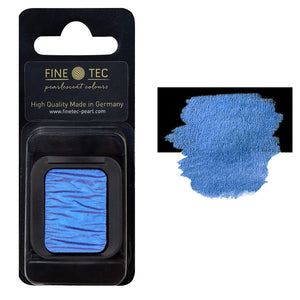 Finetec Artist Pearlescent Watercolor Pan Refill - High Chroma Blue