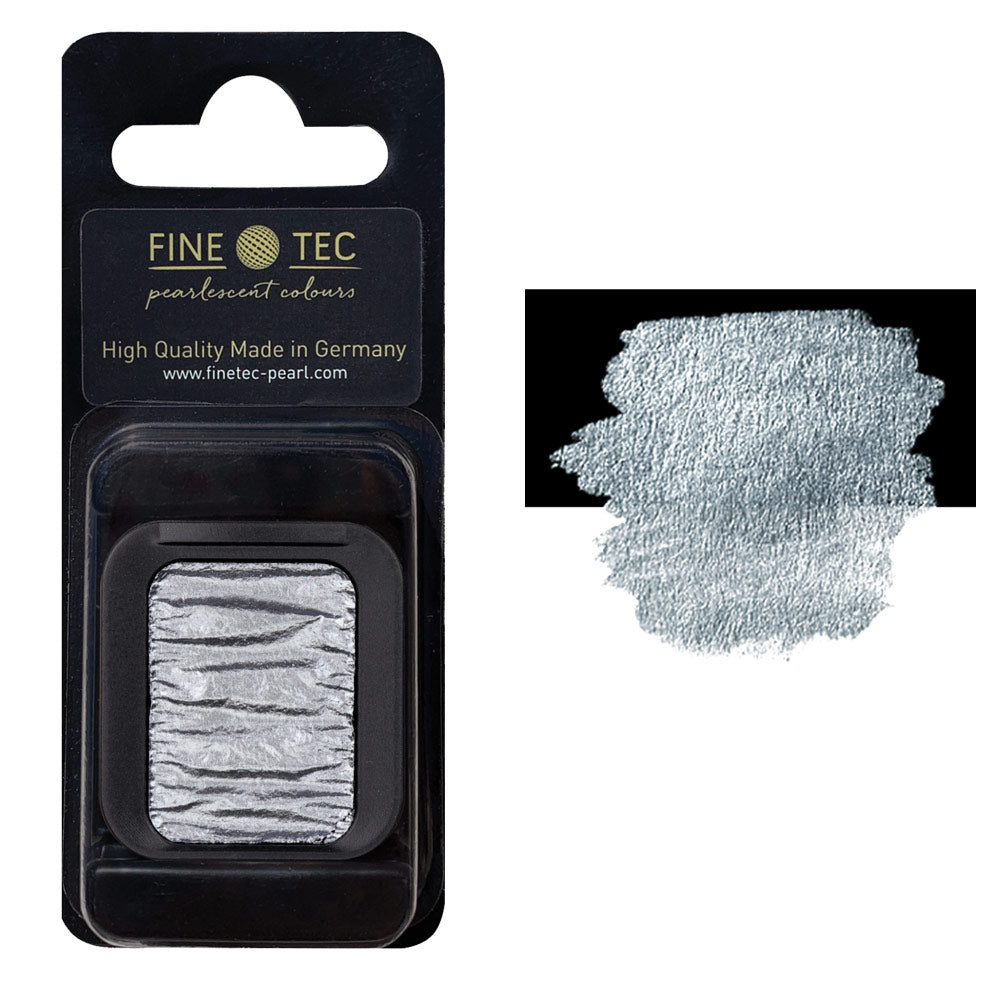 Finetec Artist Pearlescent Watercolor Pan Refill - Platinum