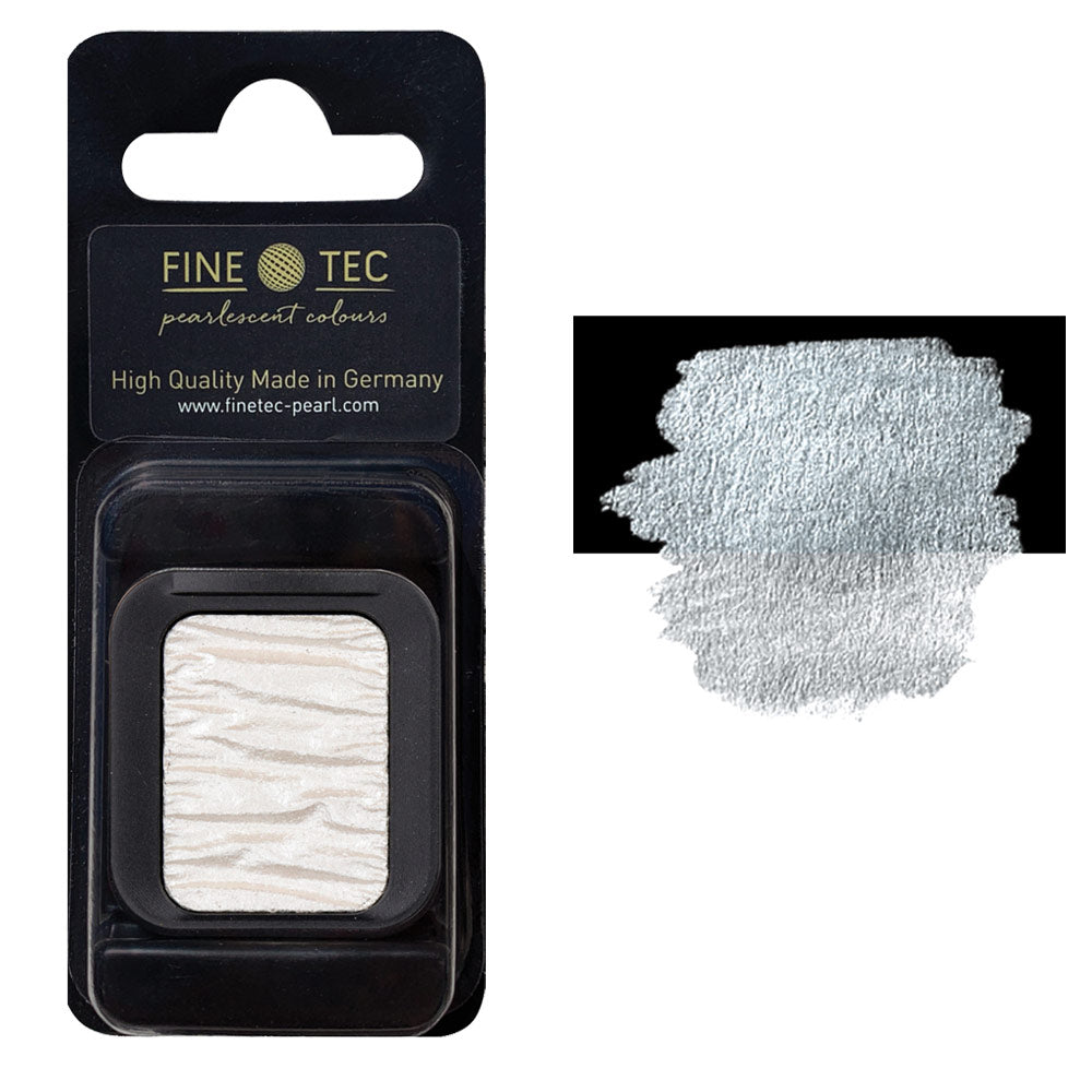 Finetec Artist Pearlescent Watercolor Pan Refill - Silver