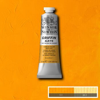 Winsor & Newton Griffin Alkyd Colour - 37 ml tube - Cadmium Yellow Deep Hue