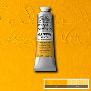 Winsor & Newton Griffin Alkyd Colour - 37 ml tube - Cadmium Yellow Hue