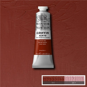 Winsor & Newton Griffin Alkyd Colour - 37 ml tube - Indian Red