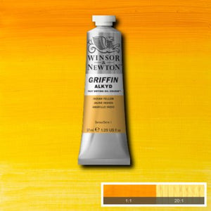 Winsor & Newton Griffin Alkyd Colour - 37 ml tube - Indian Yellow