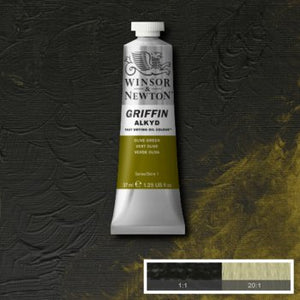 Winsor & Newton Griffin Alkyd Colour - 37 ml tube - Olive Green