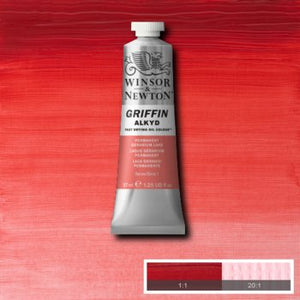 Winsor & Newton Griffin Alkyd Colour - 37 ml tube - Permanent Geranium Lake