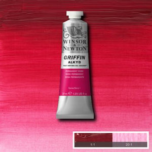 Winsor & Newton Griffin Alkyd Colour - 37 ml tube - Permanent Rose