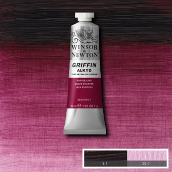 Winsor & Newton Griffin Alkyd Colour - 37 ml tube - Purple Lake