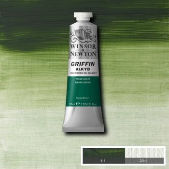 Winsor & Newton Griffin Alkyd Colour - 37 ml tube - Terre Verte