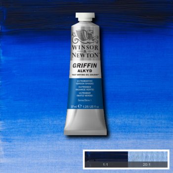 Winsor & Newton Griffin Alkyd Colour - 37 ml tube - Ultramarine (Green Shade)